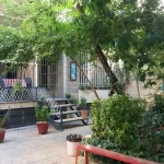 حیاط و فضای سبز آموزشگاه بازیگری در مشهد